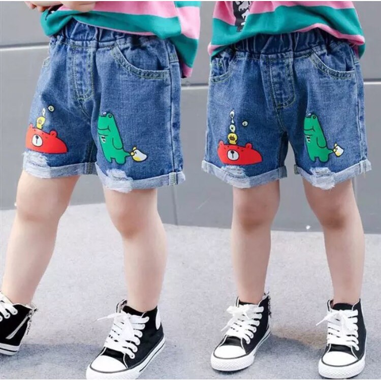 [SALE] ⚡8-18Kg⚡Quần Bò Hinh Ngộ Nghĩnh Bé Trai 8-18kg
