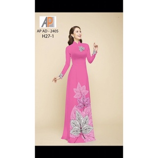 vải áo dài chiếc lá
