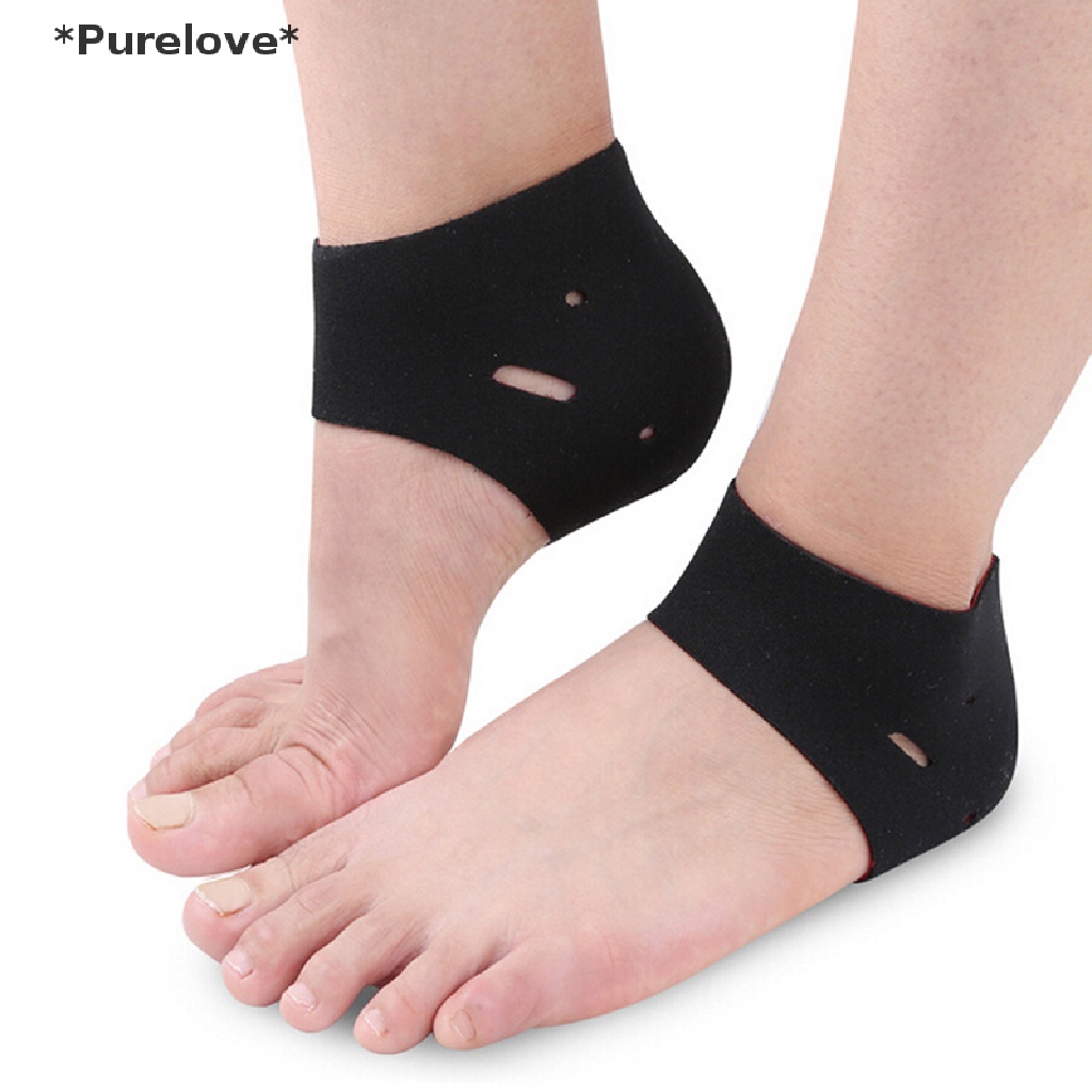 1 Cặp Vớ Vải Mềm Giữ Ẩm Chăm Sóc Gót Chân Nứt Nẻ