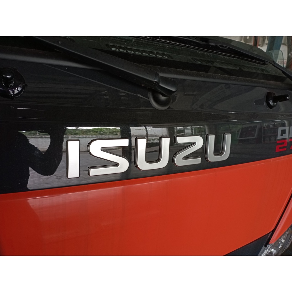 Decal ISUZU chữ nổi 368x63mm - Tem ISUZU