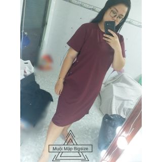 Đầm suông dây rút bigsize từ 65kg đến 90kg