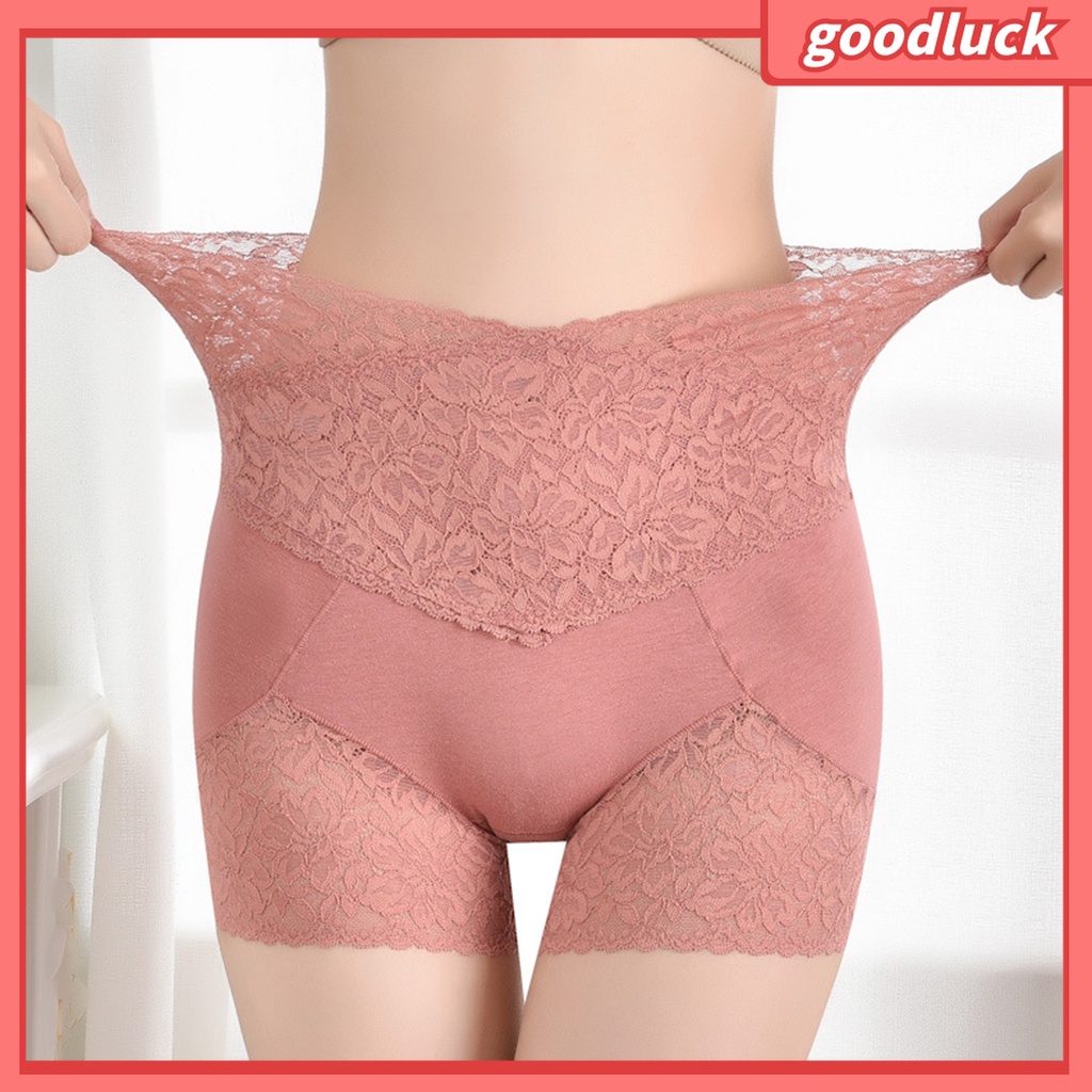 |Áo Thun Cổ Tròn GoLck Thời Trang Cá Tính| Quần Sooc Ren Hoa Lưng Cao Định Hình Cơ Thể Co Giãn Quyến Rũ Cho Nữ