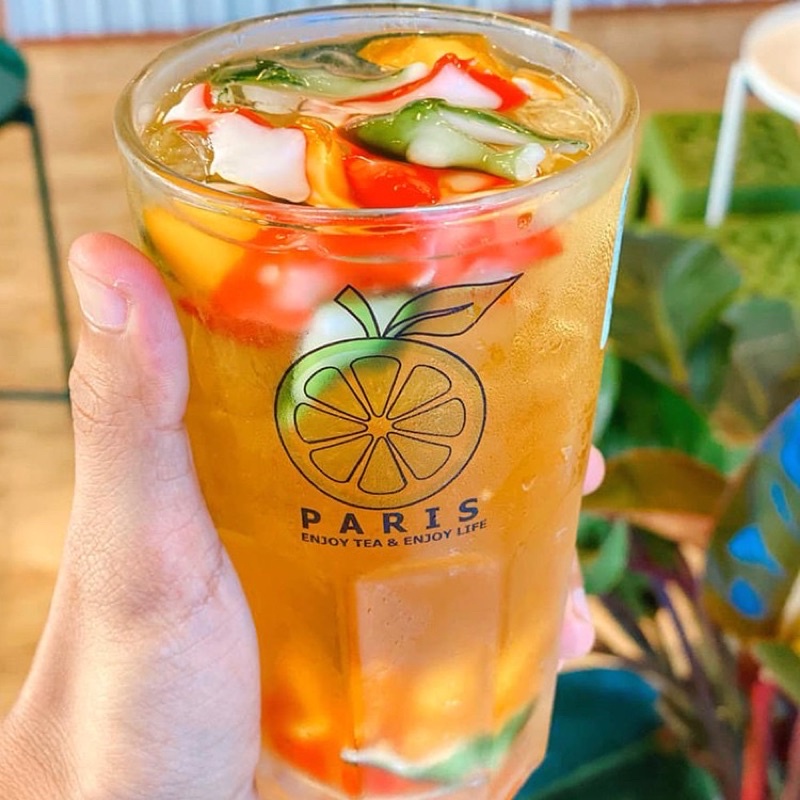 Thạch con cá 4 màu chai 300g
