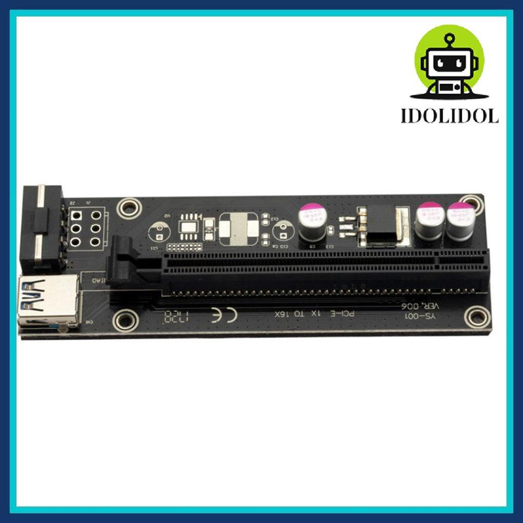 Dây cáp mở rộng VER006/C Pci-e 1x sang 16x Sata cho đồ họa | BigBuy360 - bigbuy360.vn
