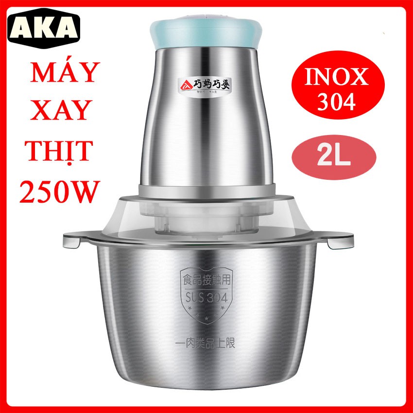 Máy Xay Thịt Loại 2L và 3L - Máy Xay Thịt Đa Năng, Thực Phẩm, Trái Cây, Hoa Quả Cao Cấp