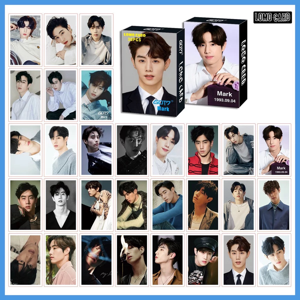 Got7 Album Photocard Mark JB Jackson Lomo Card 30pcs/box