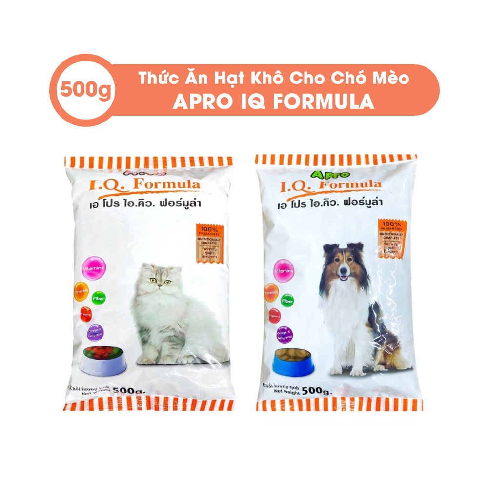 Thức Ăn Hạt Khô Cho Chó Mèo APRO IQ FORMULA (500g) Hàng Nhập Khẩu Thái Lan