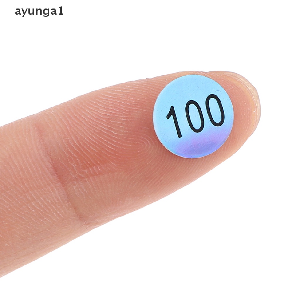 [ayunga1] Waterproof Number 1-300 Laser Labels Stickers Nail Polish Lipstick Number Tags [new]