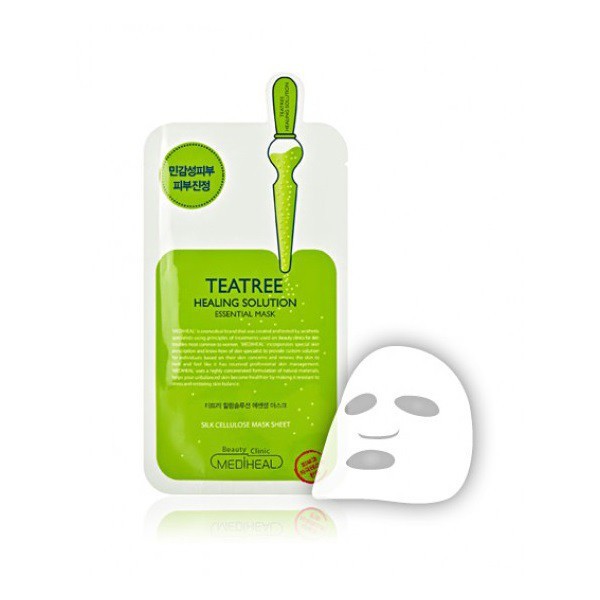 Mặt Nạ Mediheal Tea Tree Care Solution Essential Mask Ex 27ml - Mặt Nạ Tràm Trà Ngừa Mụn Mediheal Tea Tree