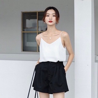 Áo lụa 2 dây cổ chữ V mặc bên trong VEST