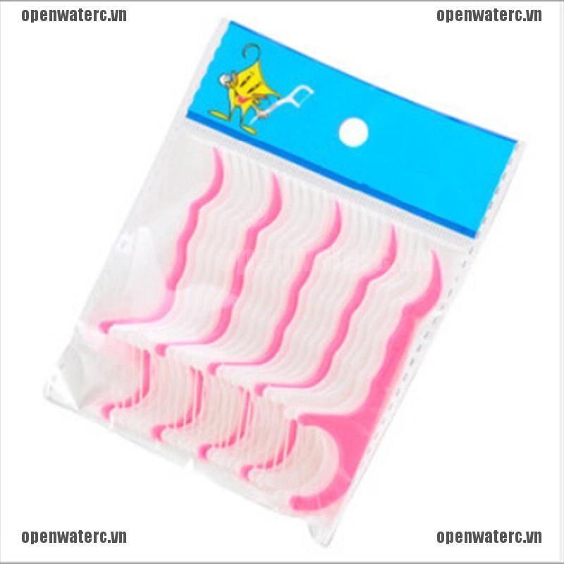 Set 25 Cuộn Chỉ Nha Khoa Làm Sạch Răng Bằng Nhựa