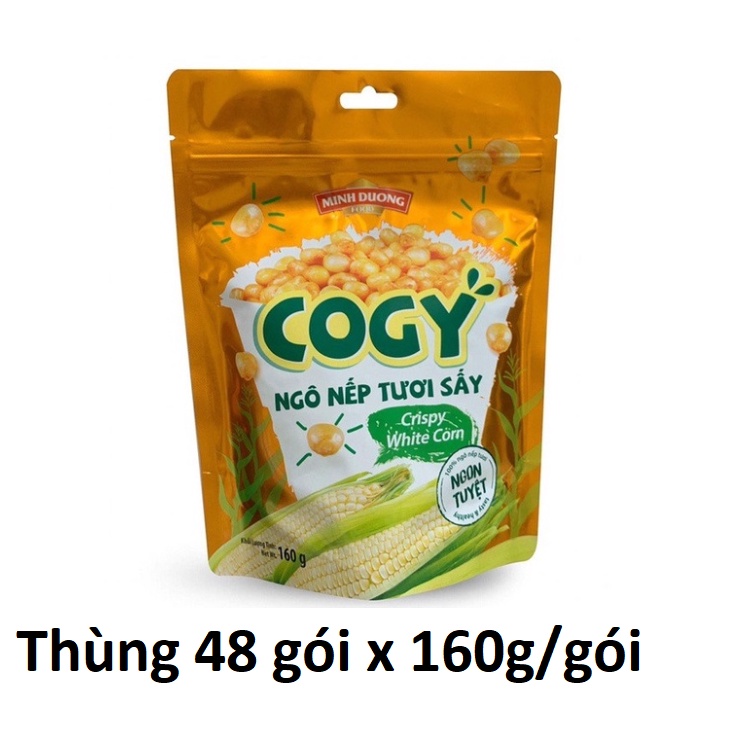 Thùng 48 Gói x 150g Ngô Nếp Tươi Sấy Minh Dương CoGy