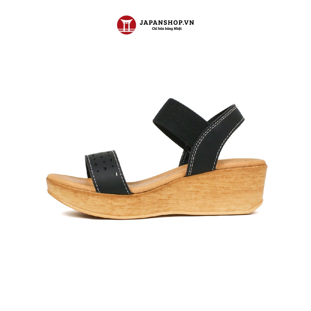 Dép sandal nữ đế xuồng quai ngang KOSU 92878 siêu nhẹ, cao 5,5cm made in Japan Kobe Nhật Bản