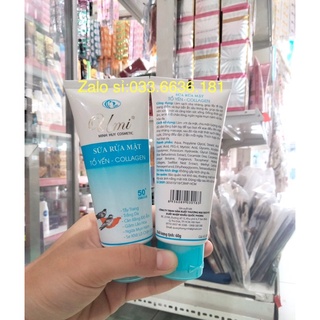 Sữa rửa mặt umi -Yến đỏ-collagen chai 60g