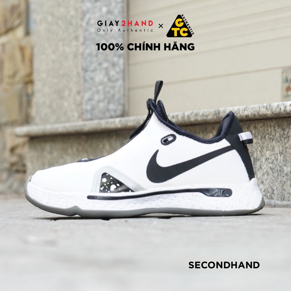 [2hand] Giày Thể Thao NIKE PG 4 &quot; OREO &quot; CD5082-100 GIÀY CŨ CHÍNH HÃNG