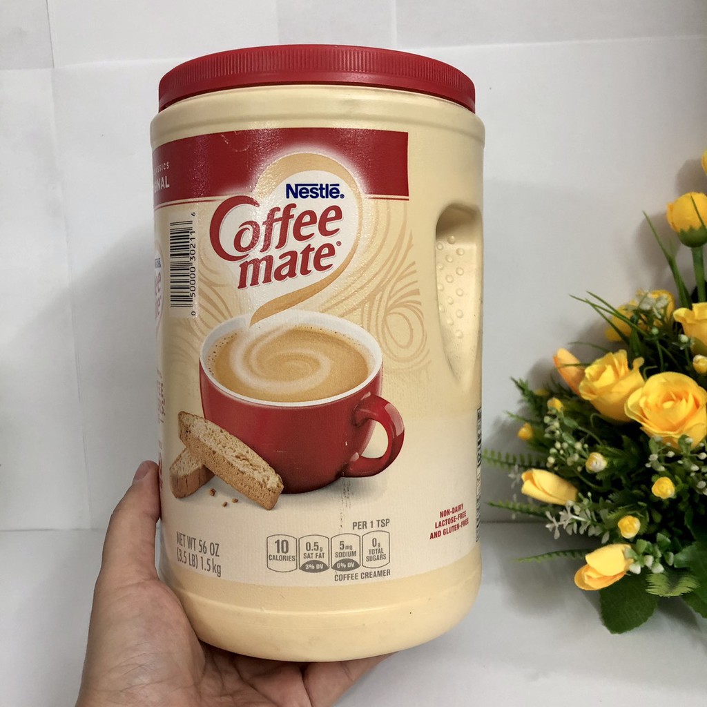 ❤️ [Date 1/2023] Bột kem sữa pha cafe cà phê Coffee mate Nestle 1.5kg Mỹ thơm ngon