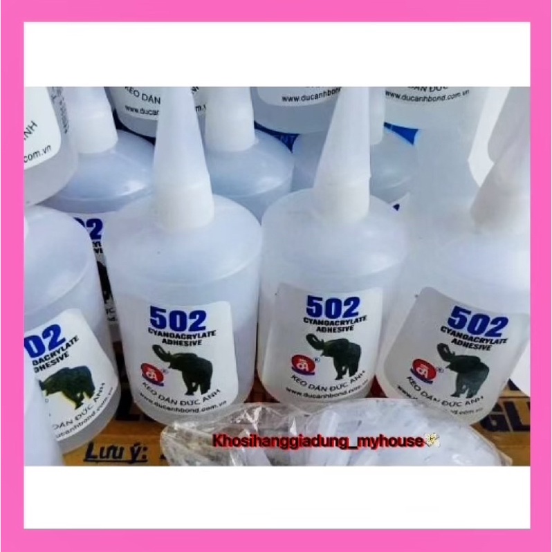 Keo dán sắt 502 Thuận Phong chữ V dính chắc