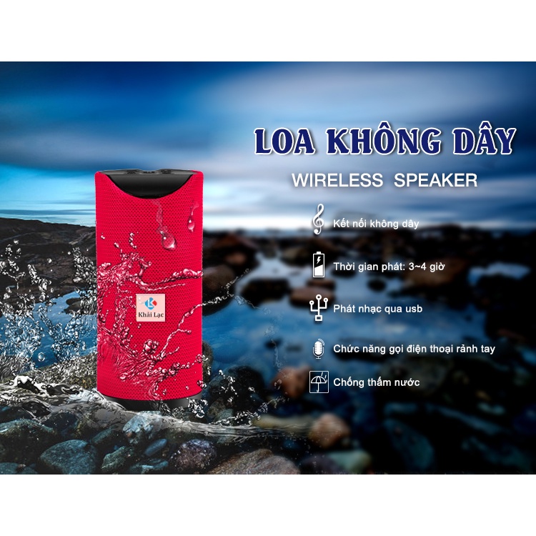 Loa Bluetooth nghe cực chất, hỗ trợ cắm thẻ nhớ và USB, kết nối với điện thoại, máy tính bảng  Khải Lạc