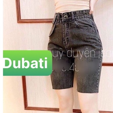 QUẦN SHORT SỌT JEAN LỬNG KIỂU NGỐ NỮ CHẤT BÒ XÁM TÚI HỘP  LƯNG CAO NÂNG MÔNG PHONG CÁCH HÀN QUỐC-DB-205 -BUBATI FASHION