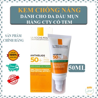 ✅[Chính Hãng] Kem chống nắng La Roche Posay Anthelios XL Dry Touch cho da dầu mụn 50ml- kem chống nắng Laroche vạch xanh