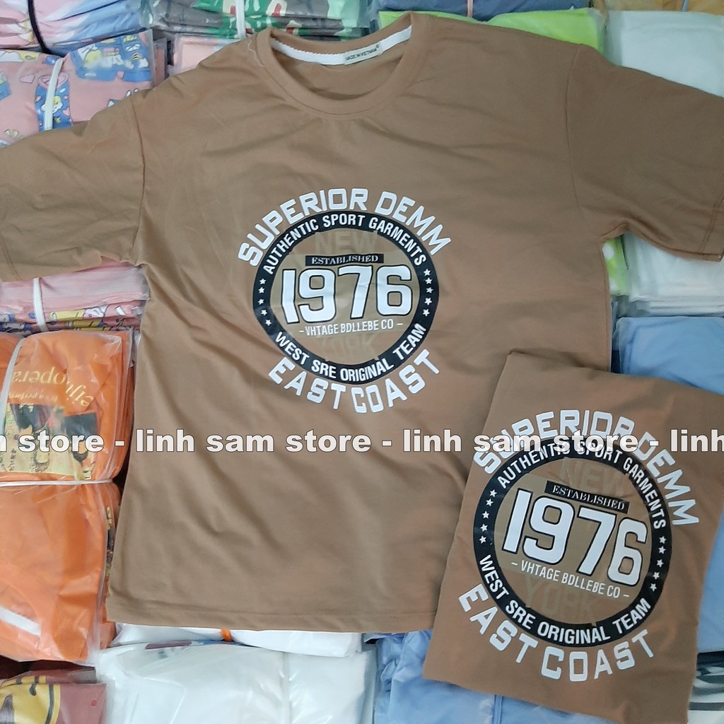 Áo thun nữ tay lỡ freesize phông form rộng dáng Unisex, mặc lớp, nhóm, cặp in chữ SUPERIOR 1976 | BigBuy360 - bigbuy360.vn