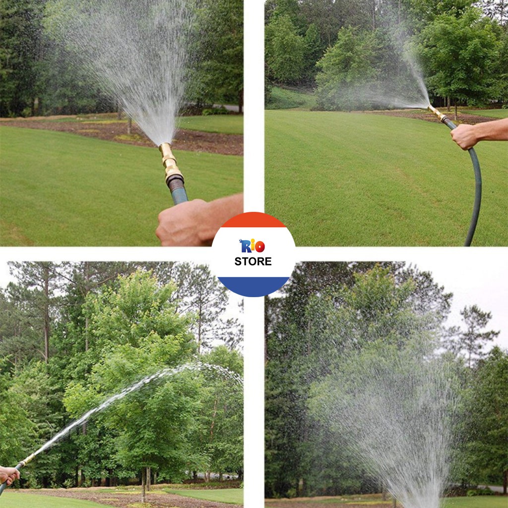 Đầu vòi xịt tăng áp suất nước, rửa xe, tưới cây dễ dàng (tặng đầu siết)