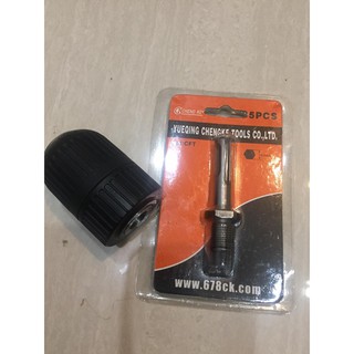 Bộ Đầu Kẹp Mang Ranh mũi khoan mở nhanh 0-13mm chuyển đổi cho khoan bê tông