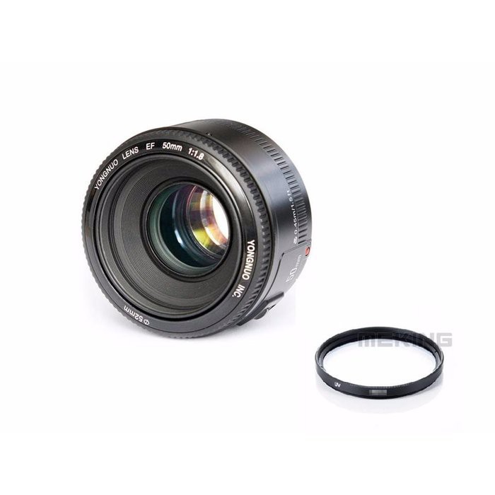 Ống kính YN 50mm F1.8 cho Nikon tặng kèm filter UV