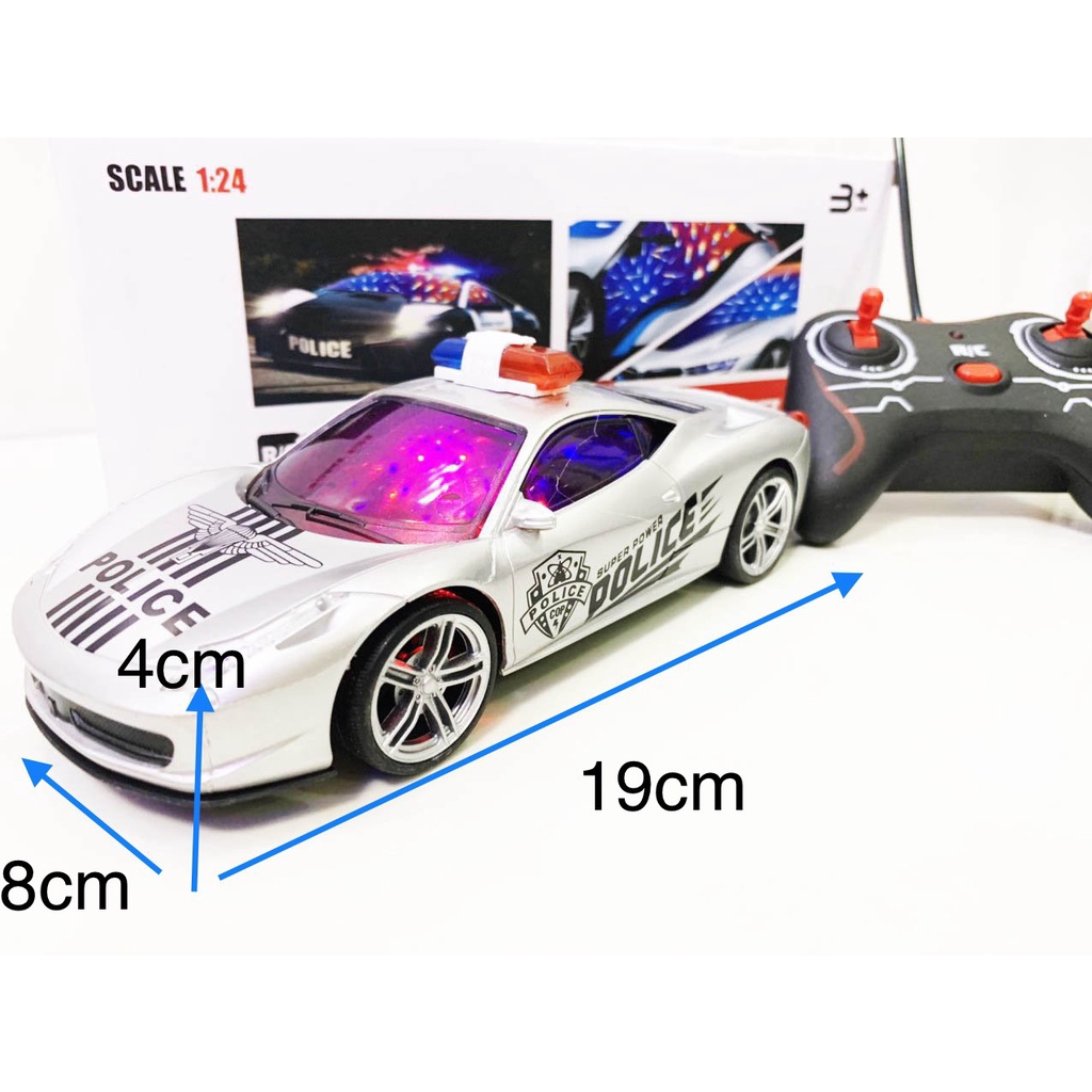 Xe cảnh sát điều khiển đèn nhạc