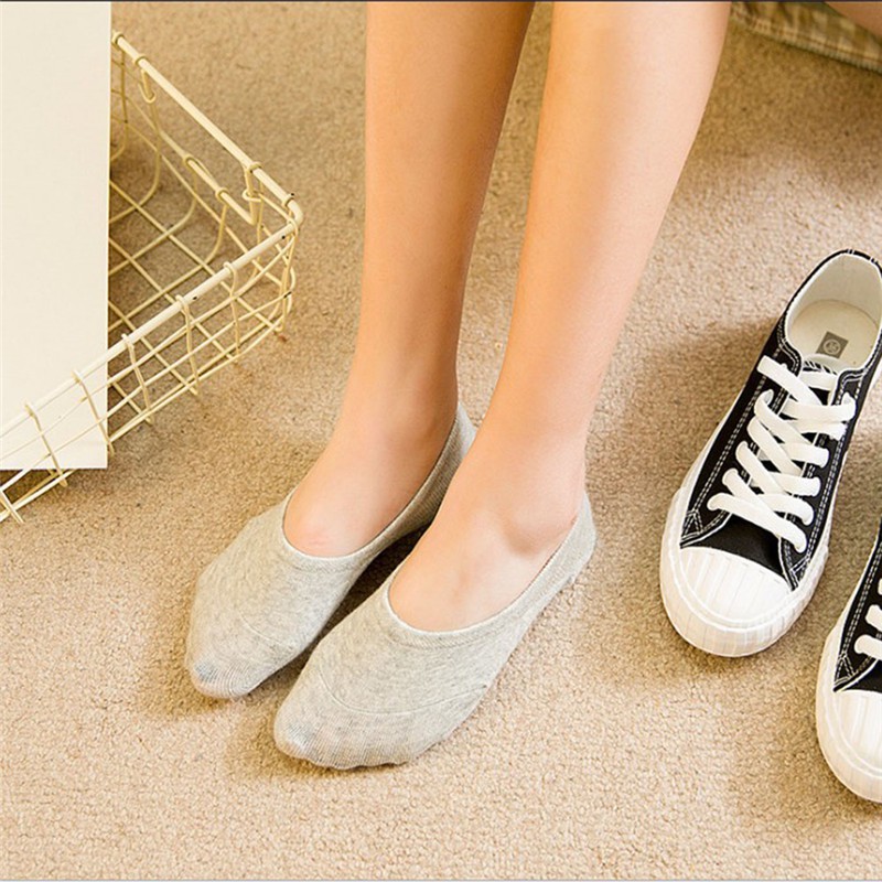 ❀❀ Set 5 Đôi Vớ Cotton Mềm Cổ Ngắn Màu Sắc Ngọt Ngào Cho Nữ