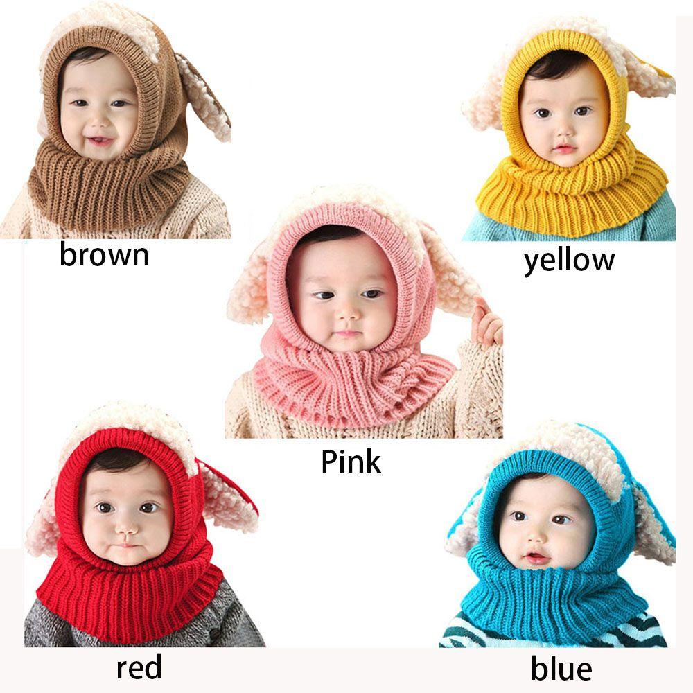 Mũ Trùm Đầu Giữ Ấm Mùa Đông Cho Bé