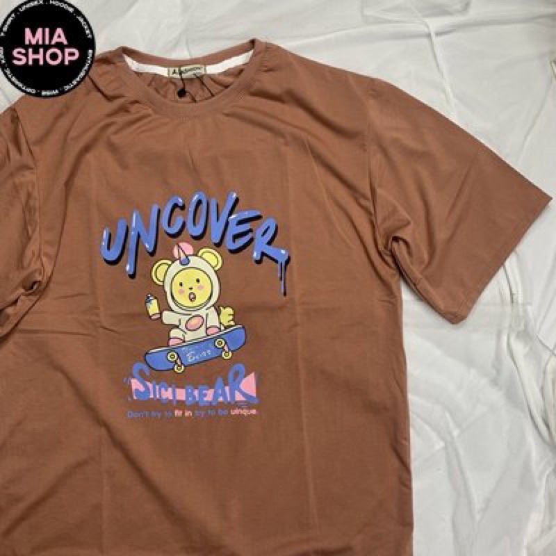 Áo thun tay lỡ MIA, Áo phông nữ form rộng dáng Unisex/Ulzzang mặc lẻ cặp nhóm hình RABBIT TRIPPY LAND