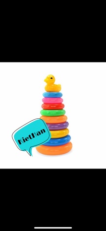 Bộ đồ chơi ném vòng vịt.