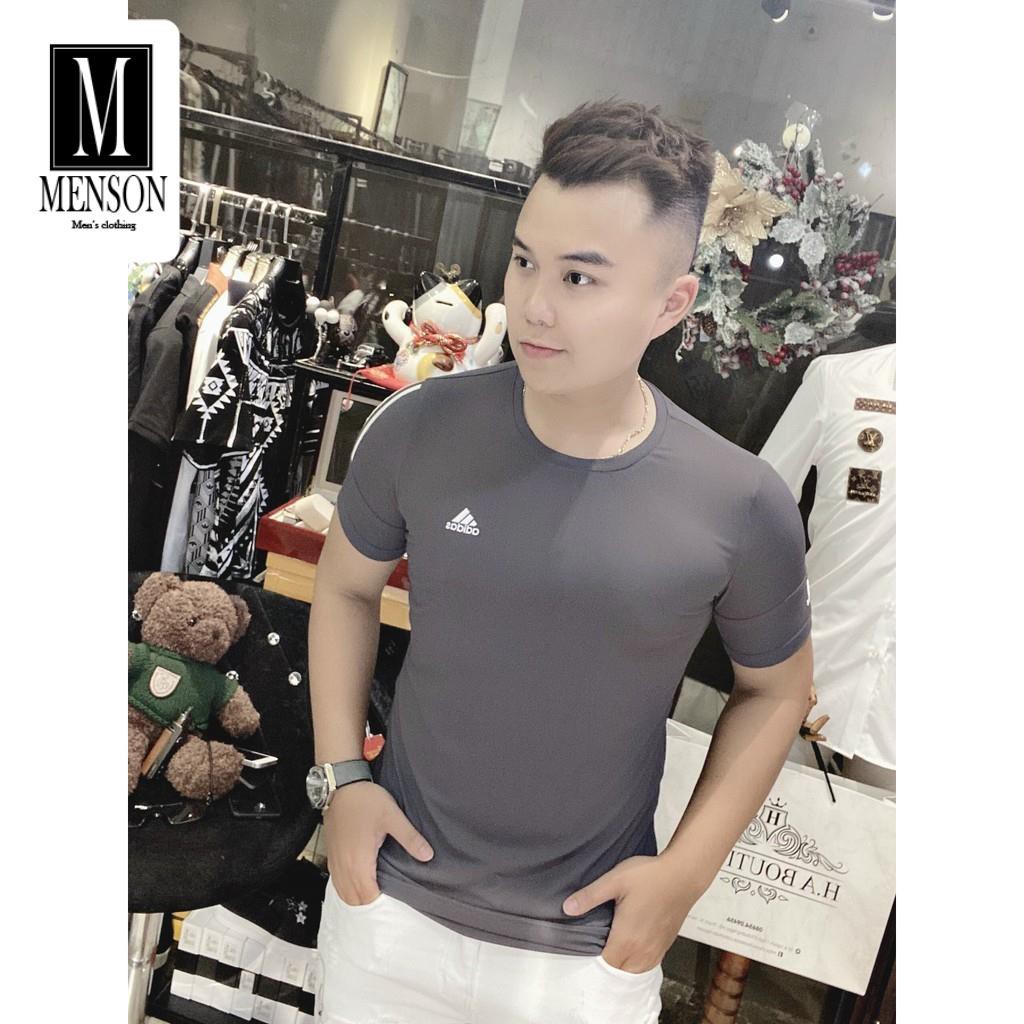 [Hàng Cao Cấp] Áo Phông Nam, Áo Thun Nam Thể Thao Nam Cao Cấp Vải Thun Mát Lạnh Mùa Hè Co Giãn Chuẩn Form MENSON M6220 | BigBuy360 - bigbuy360.vn