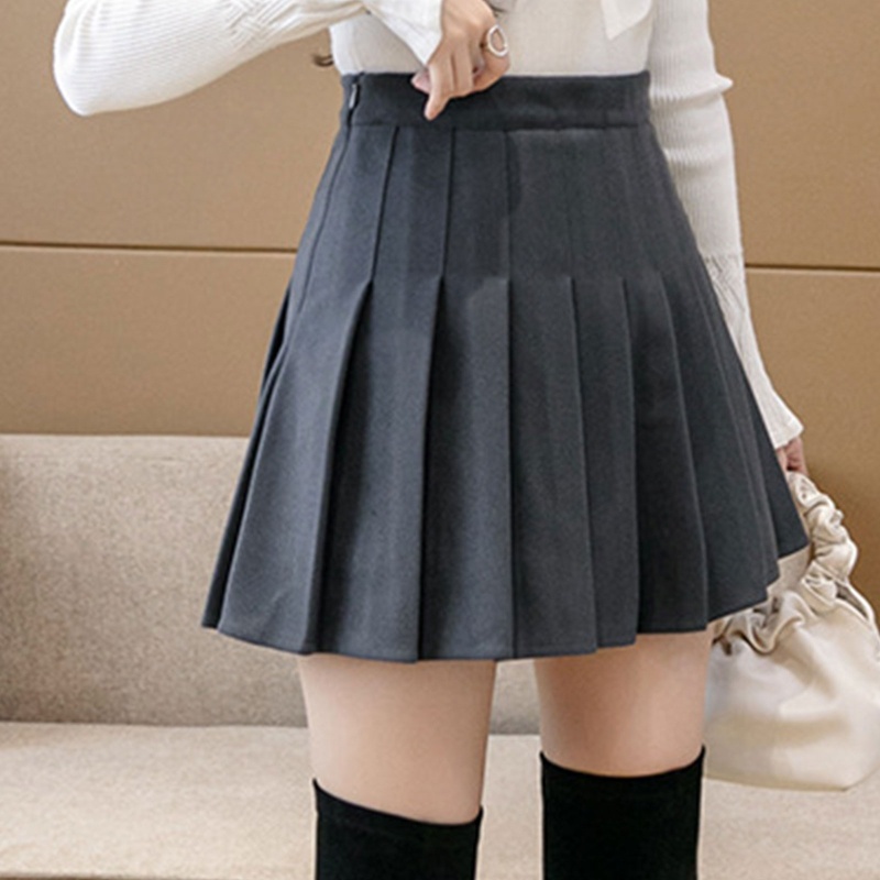 Chân Váy Chữ A Lưng Cao Màu Sắc Thời Trang