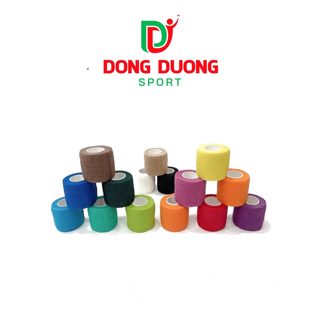 Băng keo thể thao đá bóng quấn cổ chân cổ tay cao su non chống chấn thương, hỗ trợ thi đấu và tập luyện