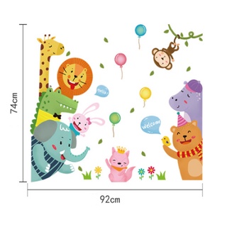 Decal dán tường Các con thú ngộ nghĩnh03