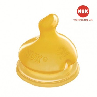Bộ 2 núm ti NUK cao su