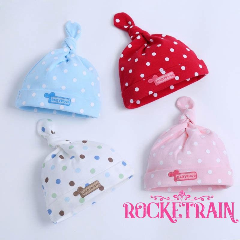 Mũ trùm đầu cotton mềm mại cho trẻ sơ sinh