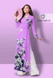 Vải áo dài in 3D order 1 tuần