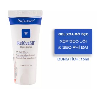Bộ sản phẩm Gel ngăn ngừa sẹo và làm xẹp sẹo lồi/ sẹo phì đại REJUVASKIN Rejuvasil 10ml, 15ml, 30ml | BigBuy360 - bigbuy360.vn