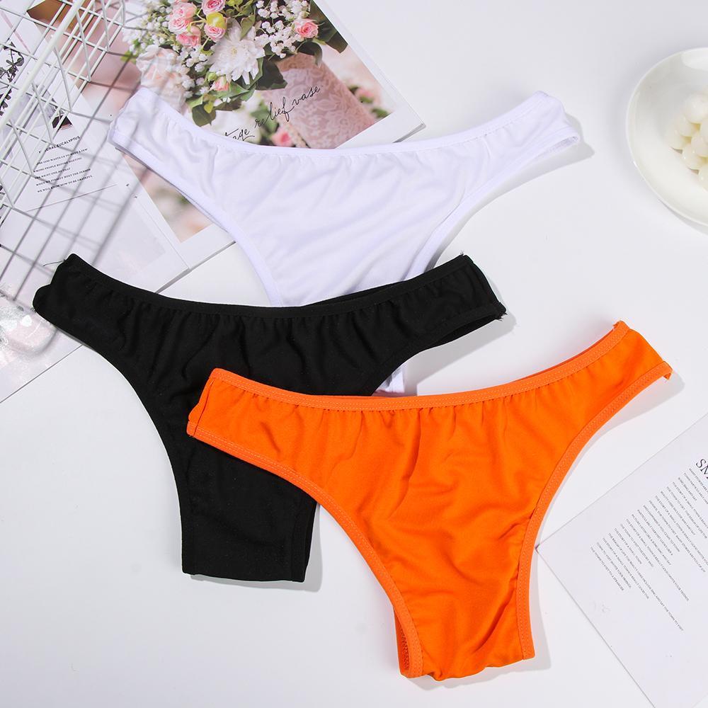 Quần Bơi Bikini Màu Sắc Đơn Giản Quyến Rũ Cho Nữ