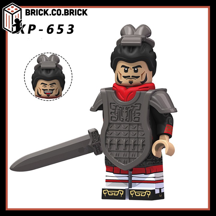 KT 1088 Minifigures đế chế nhà Tần vua Tần Thủy Hoàng và quan binh QinDynasty - Koruit- Đồ chơi lắp ráp mô hình sáng tạo