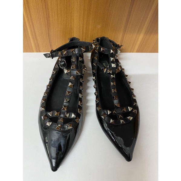 _HÌNH THẬT_Giày Bệt ĐÍNH GAI QUAI HẬU SIZE 35