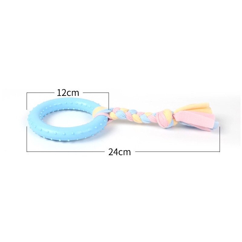 Vòng cao su đồ chơi cho chó nhỏ tập cắn - ShopPetAz