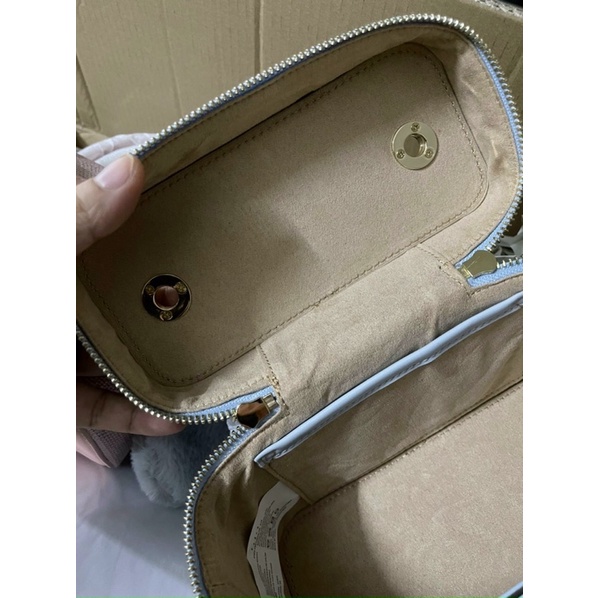 Túi cốp mũi heo có quai xách và dây đeo chéo- clip shop tự quay