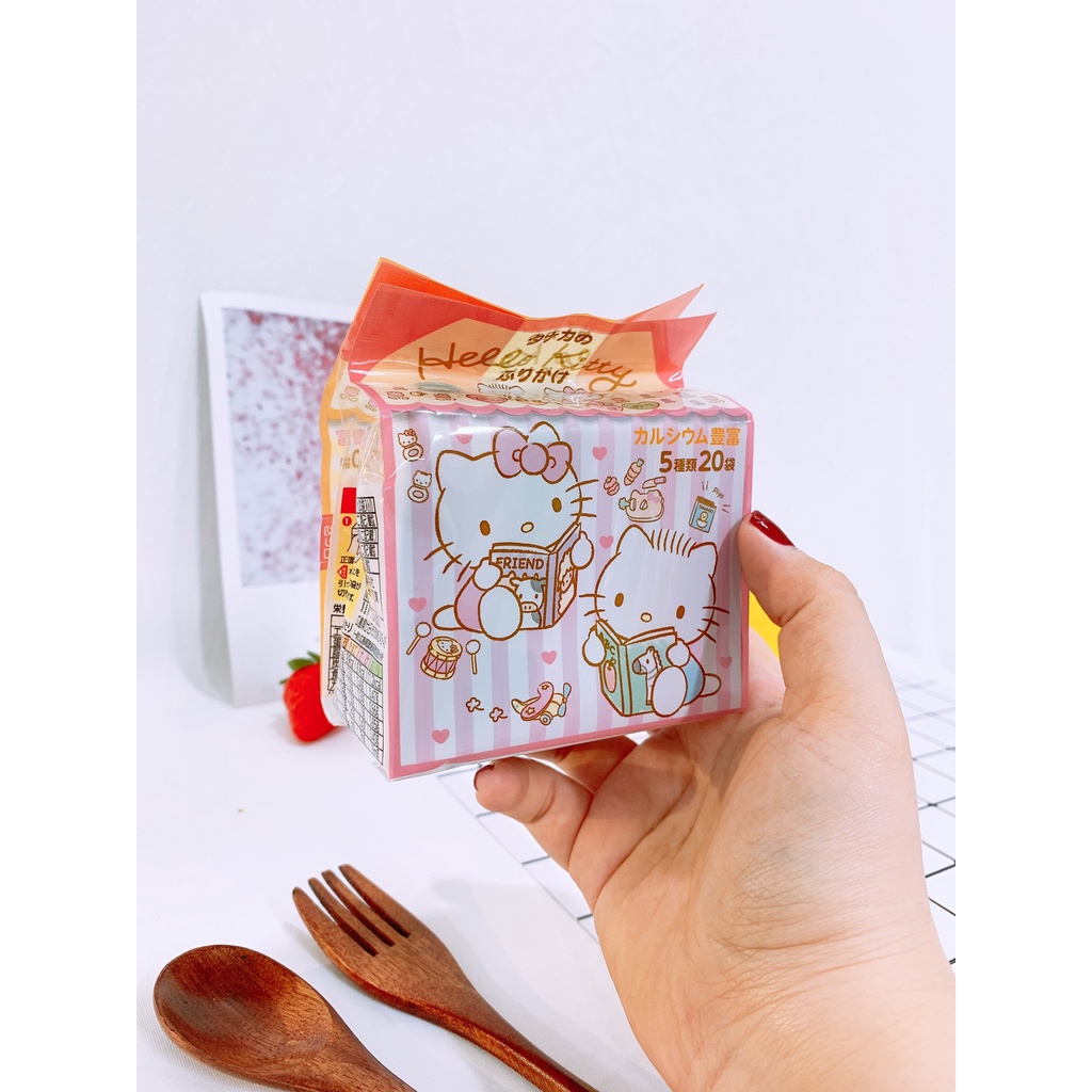 [Date 2022] Gia vị rắc cơm Hello Kitty cho bé (20 gói nhỏ)