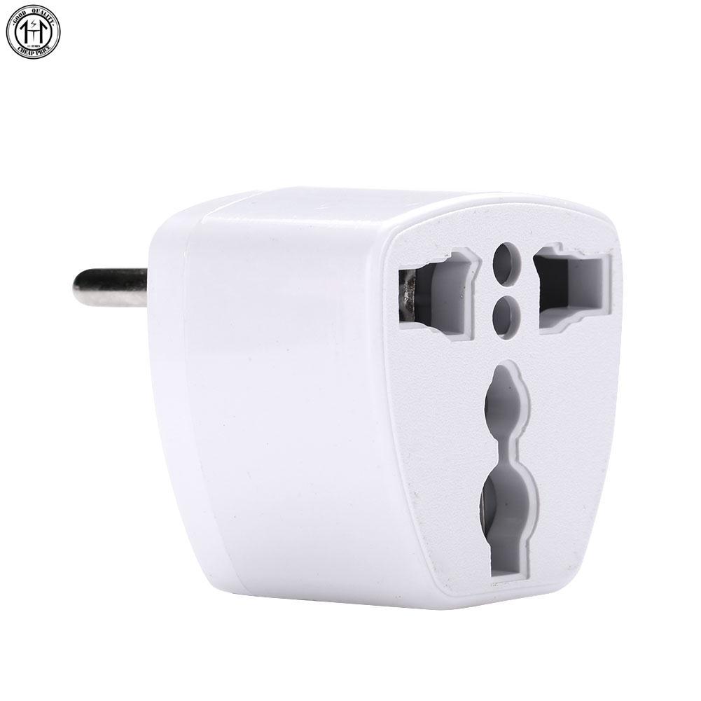 Plug Adapter Converters Socket EU Plug TraveL Supplies Universal General White