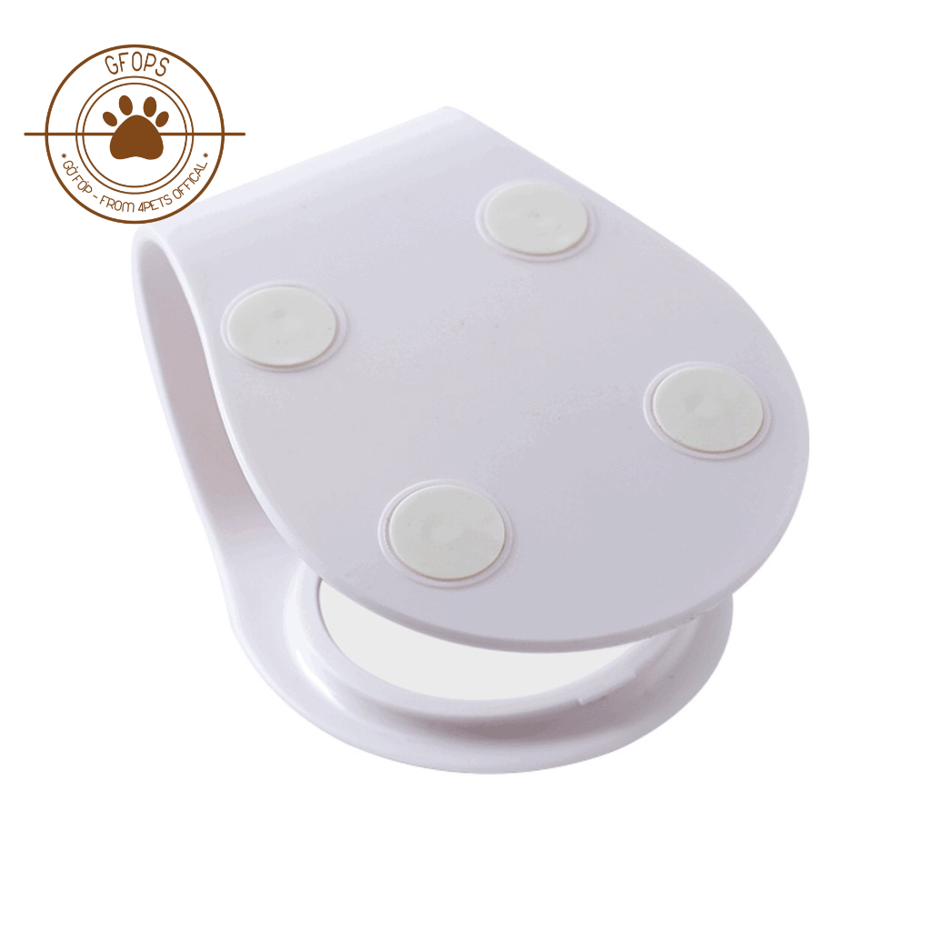 Bát đựng thức ăn cho chó mèo chất liệu nhựa PVC cao cấp, nghiêng 30 độ chống gù - 4pets official