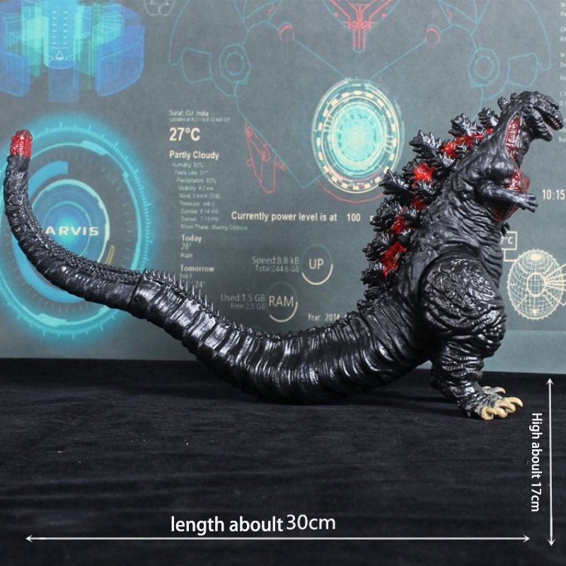 Mô Hình Đồ Chơi Khủng Long Eric Shin Godzilla Màu Đen / Tím Chất Lượng Cao